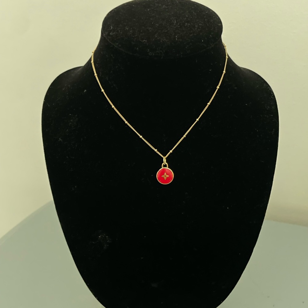 Louis Vuitton Repurposed Pendant Necklace